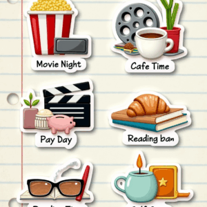 Journal Stickers - Sheet v35